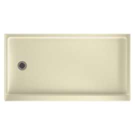 32-in D x 60-in W x 4.3125-in H Veritek Shower Base with Left-Hand Drain