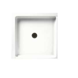 36.063-in D x 36.063-in W x 5.5-in H Veritek Shower Base in White