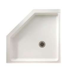 38.125-in D x 38.125-in W x 5.5-in H Veritek Shower Base in White