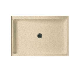 48.375-in W x 34.188-in D x 5.5-in H Solid Surface Shower Base in Bermuda Sand