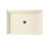 48.375-in W x 34.188-in D x 5.5-in H Solid Surface Shower Base in Pebble