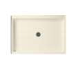 48.375-in W x 34.188-in D x 5.5-in H Solid Surface Shower Base in Pebble