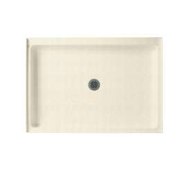 48.375-in W x 34.188-in D x 5.5-in H Solid Surface Shower Base in Pebble