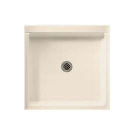36.375-in D x 36.188-in W x 5.5-in H Solid Surface Shower Base in Tahiti Sand
