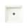 36.375-in D x 36.188-in W x 5.5-in H Solid Surface Shower Base in Tahiti White