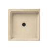 36.063-in D x 36.063-in W x 5.5-in H Solid Surface Shower Base in Bermuda Sand