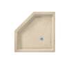 38.125-in D x 38.125-in W x 5.5-in H Solid Surface Shower Base in Bermuda Sand