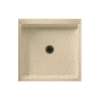42.188-in D x 36.375-in W x 5.5-in H Solid Surface Shower Base in Bermuda Sand
