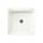 42.188-in D x 36.375-in W x 5.5-in H Solid Surface Shower Base in Tahiti White