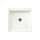 42.375-in D x 42.188-in W x 5.5-in H Solid Surface Shower Base in Tahiti White