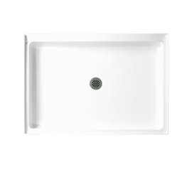 34-in D x 48-in W x 5.5-in H Veritek Shower Base in White