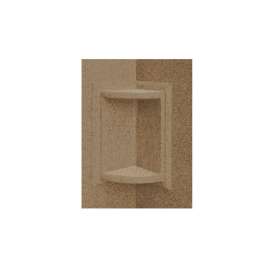 5.75-in D x 5.75-in W x 11-in H Solid Surface Soap Dish in Barley