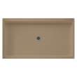 60.375-in D x 34.188-in W x 5.5-in H Solid Surface Shower Base in Barley