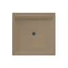 36.375-in D x 36.188-in W x 5.5-in H Solid Surface Shower Base in Barley