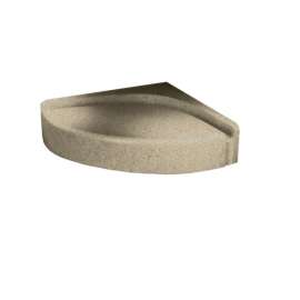 16.313-in D x 16.313-in W x 4-in H Solid Surface Shower Seat in Prairie