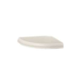 4.75-in D x 4.75-in W x 1-in H Solid Surface Soap Dish in Glacier