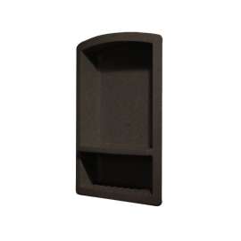 4.313-in D x 15-in W x 22-in H Solid Surface Soap Dish in Canyon