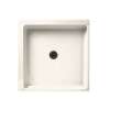36.063-in D x 36.063-in W x 5.5-in H Solid Surface Shower Base in Baby's Breath