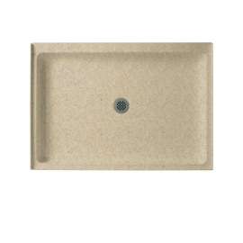 42.375-in W x 34.188-in D x 5.5-in H Solid Surface Shower Base in Prairie