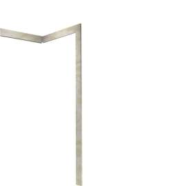 3.875-in W x 74-in H Solid Surface Trim Kit in Cloud White