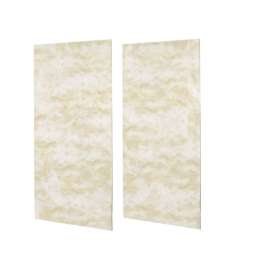 48-in W x 96-in H Solid Surface Shower Wall Panel in Cloud White
