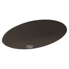 22.5-in W x 16-in D x 5.625-in H Solid Surface Undermount Bathroom Sink in Canyon