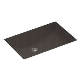 22-in W x 16-in D x 6.25-in H Solid Surface Undermount Bathroom Sink in Canyon