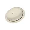 16-in D x 22.5-in W x 5.5-in H Solid Surface Undermount Bathroom Sink in Bone
