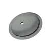 16-in D x 22.5-in W x 5.5-in H Solid Surface Undermount Bathroom Sink in Gray Granite