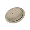 16-in D x 22.5-in W x 5.5-in H Solid Surface Undermount Bathroom Sink in Prairie