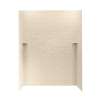 36-in D x 62-in W x 72-in H Solid Surface Shower Wall Kit in Bermuda Sand