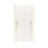36-in D x 36-in W x 72-in H Solid Surface Shower Wall Kit in White