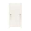 36-in D x 36-in W x 72-in H Solid Surface Shower Wall Kit in Tahiti Ivory