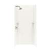 36-in D x 36-in W x 96-in H Solid Surface Shower Wall Kit in Bisque