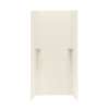 36-in D x 36-in W x 96-in H Solid Surface Shower Wall Kit in Bone