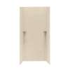 36-in D x 36-in W x 96-in H Solid Surface Shower Wall Kit in Bermuda Sand