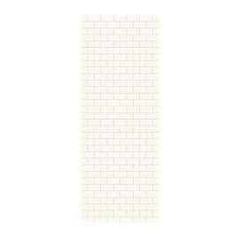 SSST-3696-1-010 36-in W x 96-in H Solid Surface Shower Wall Panel in White