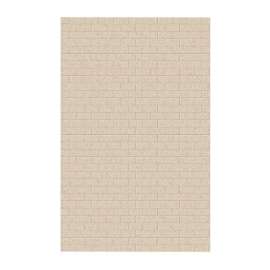 62-in W x 96-in H Solid Surface Shower Wall Panel in Bermuda Sand