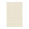 SSSQ-6296-1-037 62-in W x 96-in H Solid Surface Shower Wall Panel in Bone