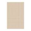 SSSQ-6296-1-040 62-in W x 96-in H Solid Surface Shower Wall Panel in Bermuda Sand