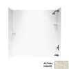 30-in D x 60-in W x 72-in H Solid Surface Bathtub Wall Kit in Mountain Haze