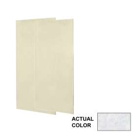 36-in W x 72-in H Solid Surface Shower Wall Panel in Ice