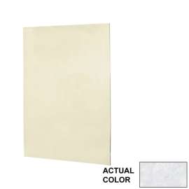 60-in W x 72-in H Solid Surface Shower Wall Panel in Ice