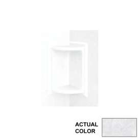 5.75-in D x 5.75-in W x 11-in H Solid Surface Soap Dish in Ice