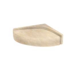 16.313-in D x 16.313-in W x 4-in H Solid Surface Shower Seat in Golden Steppe