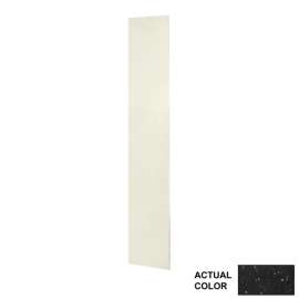 11.75-in W x 72-in H Solid Surface Shower Wall Panel in Crystal Black
