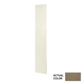 11.75-in W x 72-in H Solid Surface Shower Wall Panel in Caramel Glass
