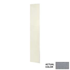 11.75-in W x 72-in H Solid Surface Shower Wall Panel in Gray Glass