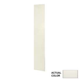 11.75-in W x 96-in H Solid Surface Shower Wall Panel in Crystal White