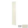 11.75-in W x 96-in H Solid Surface Shower Wall Panel in Ivory Glass